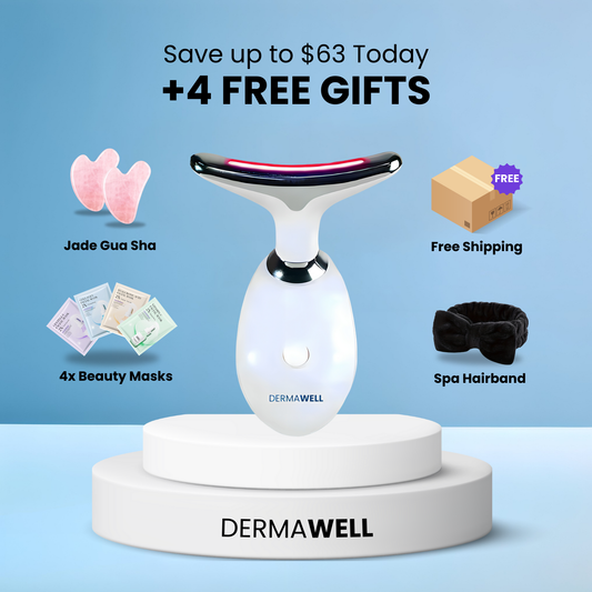 DERMAWELL 3-in-1 LED Facial Sculptor + 4 FREE Gifts