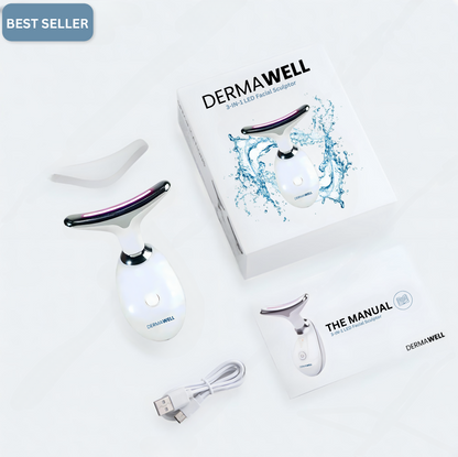 DERMAWELL 3-in-1 LED Facial Sculptor + 4 FREE Gifts