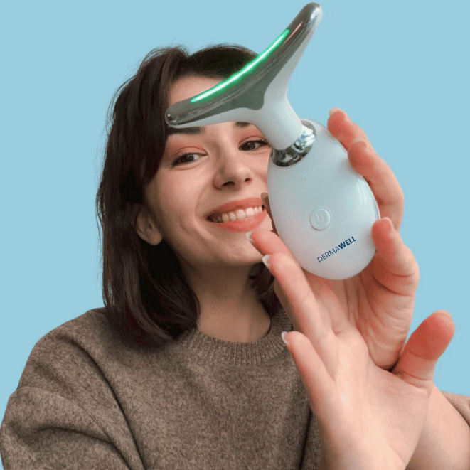 DERMAWELL 3-in-1 LED Facial Sculptor + 4 FREE Gifts